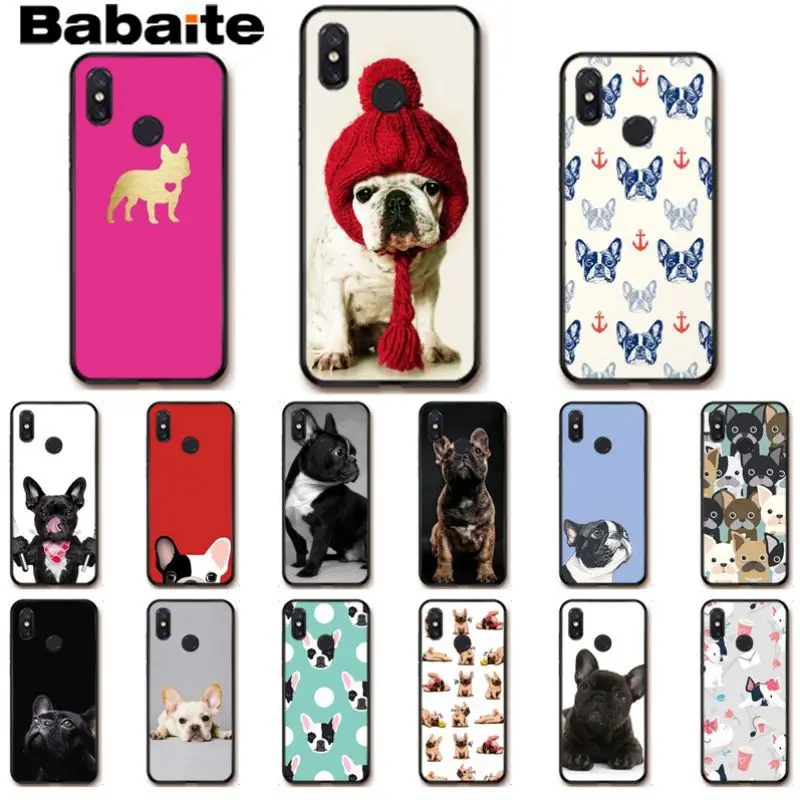 Babaite Французский бульдог Собака DIY силиконовый мягкий чехол для телефона xiaomi mi 8se 6