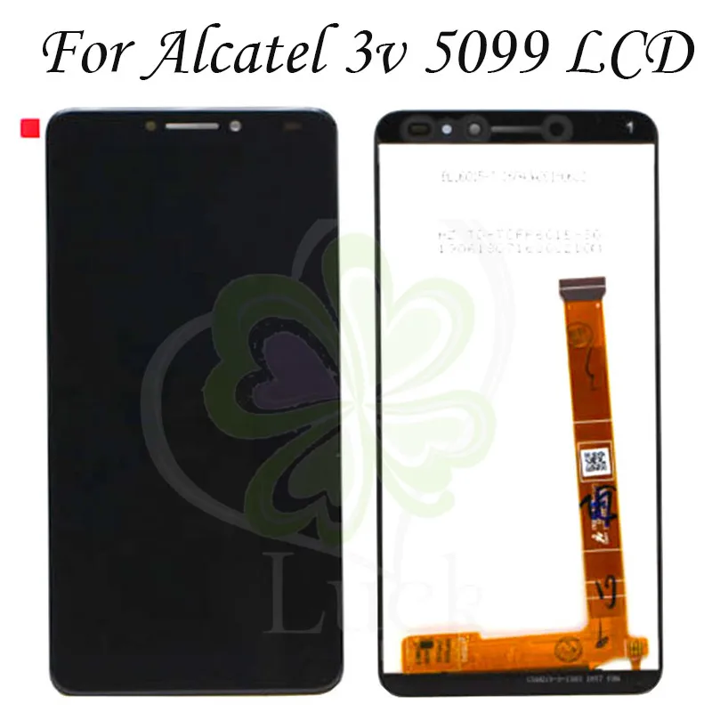 ЖК-дисплей 6 0 дюйма и сенсорная панель в сборе для Alcatel 3V 5099 запчасти телефонов |