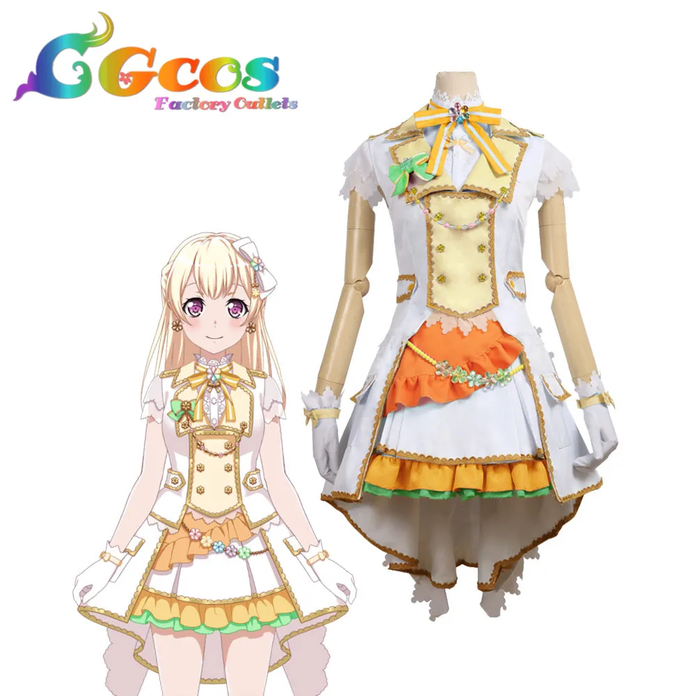CGCOS Косплей Косплэй костюм Bang Dream Пастель * палитра 2nd один shirasagi японская аниме