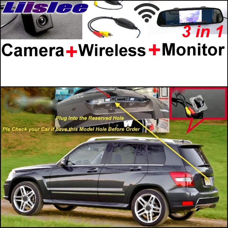 Liislee для Mercedes Benz GLK Class X204 оригинальная автомобильная камера с отверстием