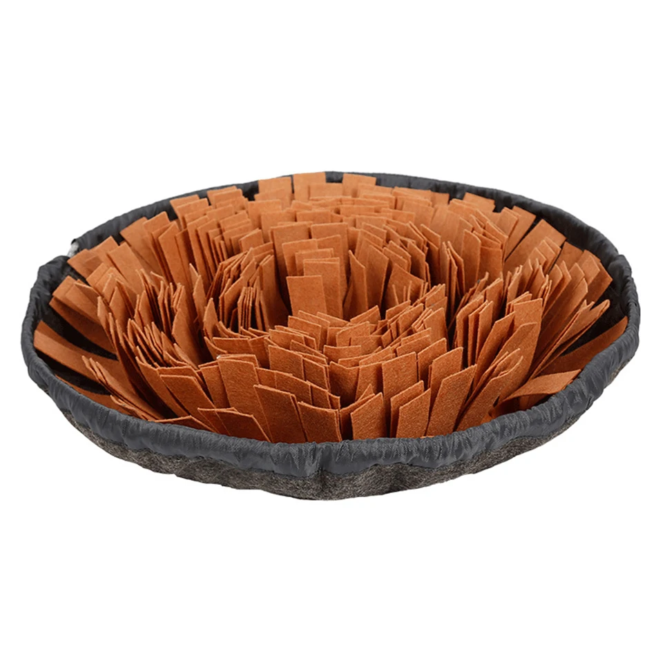 Интерактивная игрушка для питомцев, коврик, Тренировочный мат, обучение поиску собак, медленная кормушка, игрушка для домашних животных, снимающая давление, интерактивное одеяло, 1 шт - Цвет: Brown
