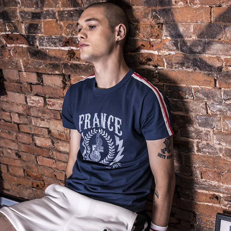 AKCLUB Brand2018 New World Cup Frence отдыха Для мужчин с короткими рукавами футболка тенденция