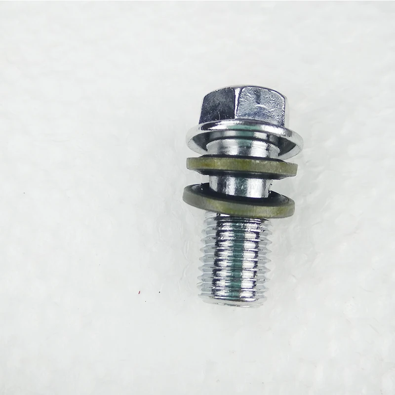 Electroplating screw 4 pce для мотоцикла полый винт с тормозным насосом/суппортами/тормозными трубами/Тормозная муфта шланг радиатора банджо-болт M10 x 1,25 винт - Цвет: Electroplating screw