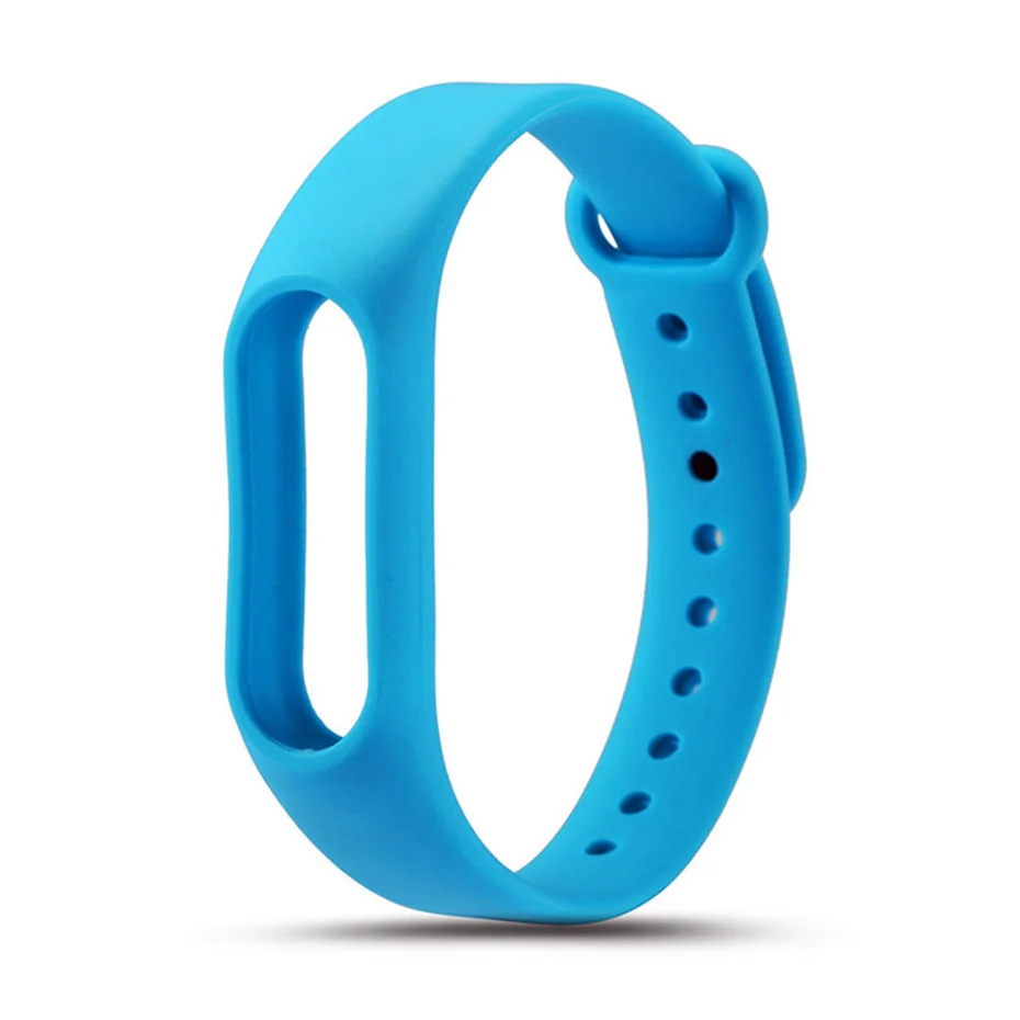 Спортивный ремешок для Xiaomi Mi Band 2 силиконовый браслет Смарт часы на
