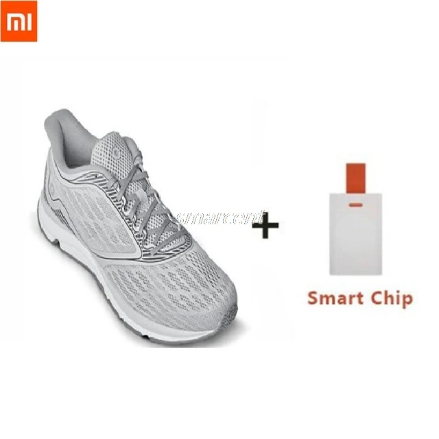 the shoes with chip Оригинальные Xiaomi Amazfit кроссовки Смарт обувь Антилопа светильник Спорт на открытом воздухе Goodyear резиновая поддержка смарт чип pk Mijia 2 - Цвет: the shoes with chip