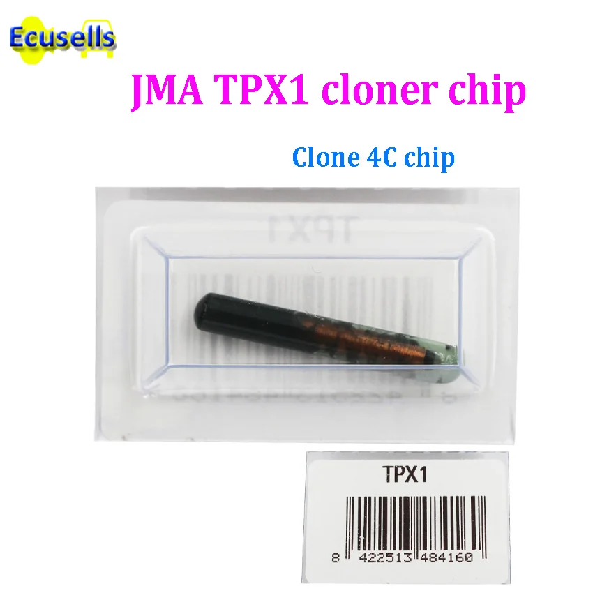 Автомобильный ключ чип для JMA TPX1 TPX 1 CLONER клон 4C Чип копия стеклянный