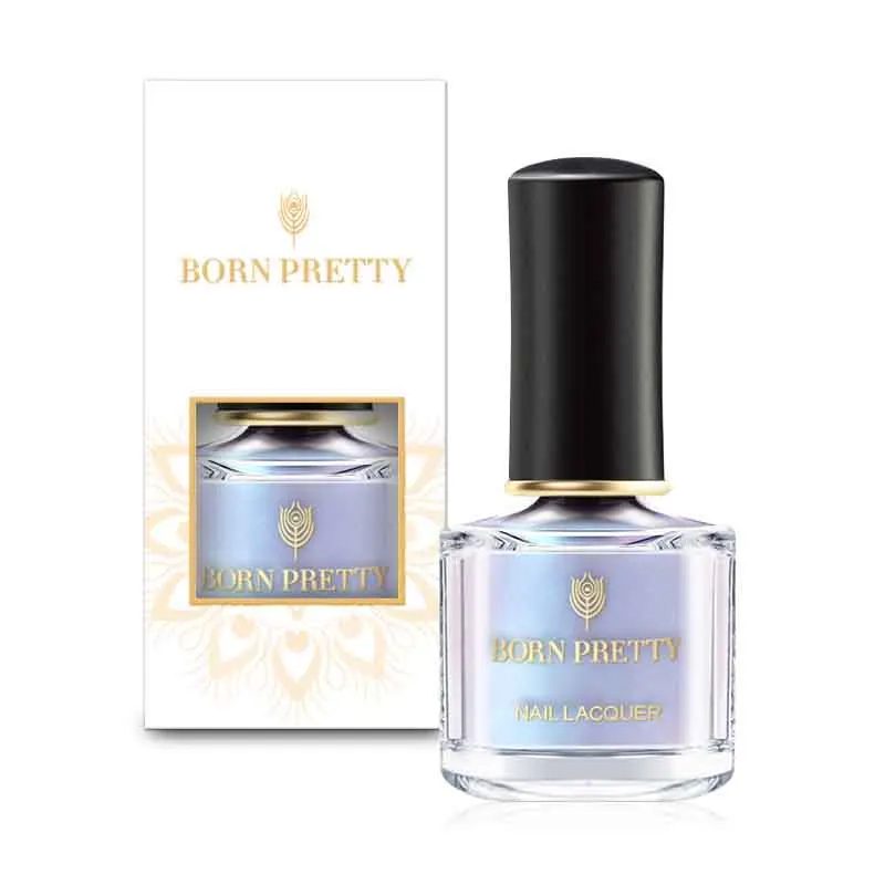 Лак для ногтей BORN PRETTY мерцающий серии ракушек Быстросохнущий лак дизайна цветные