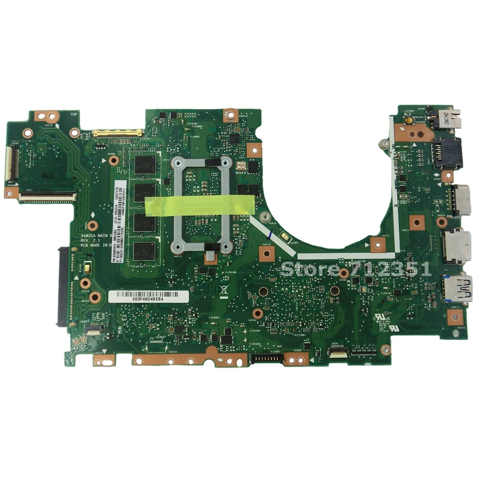 X402CA материнская плата 1007 Процессор 4 Гб Оперативная память REV2.1 для ASUS X502CA X502C F502CA X402C F402CA X402CA Материнская плата ноутбука X402CA материнская плата