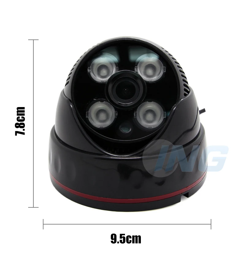 Купольная IP камера HD 1080P 4 светодиосветодиодный ИК МП ONVIF ночное видение P2P CCTV|dome ip