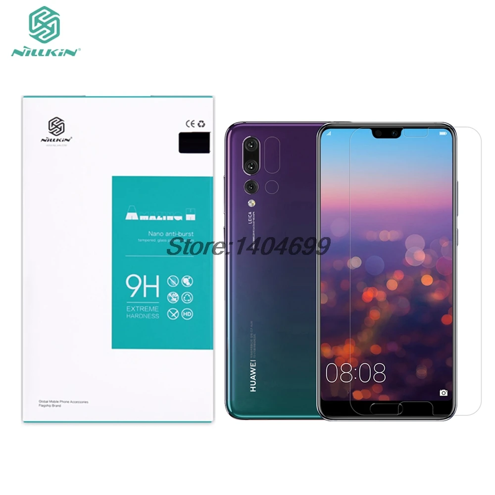 Защитное стекло Nillkin H закаленное для Huawei P20 PRO 2 шт. пленка камеры|Защитные стёкла и