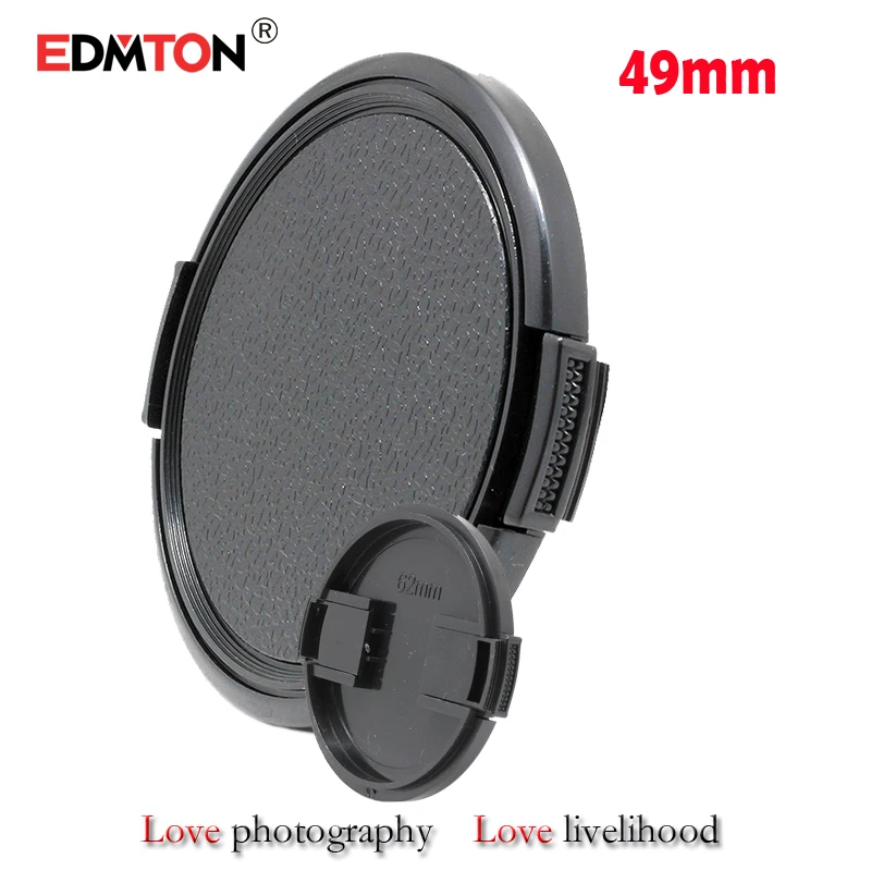 30 шт./лот EDMTON 49 мм защелкивающаяся передняя крышка объектива для Sony Alpha DSLR A5100 A6000