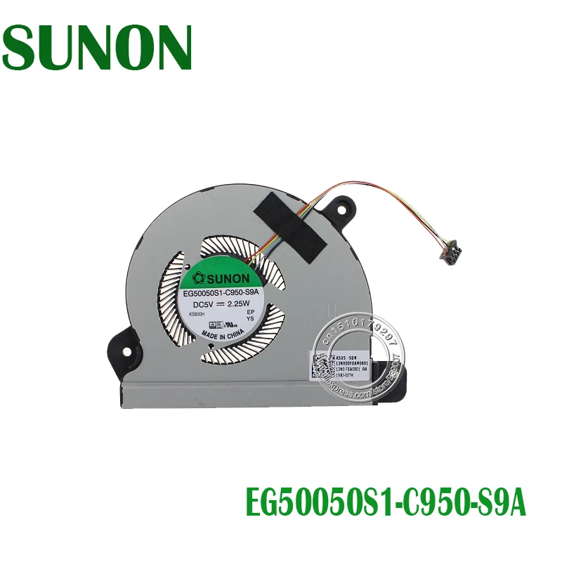 

New and Original CPU fan for SUNON EG50050S1-C950-S9A 13N0-TEA0801 13NX00F0AM0601 4pin laptop CPU cooling fan cooler