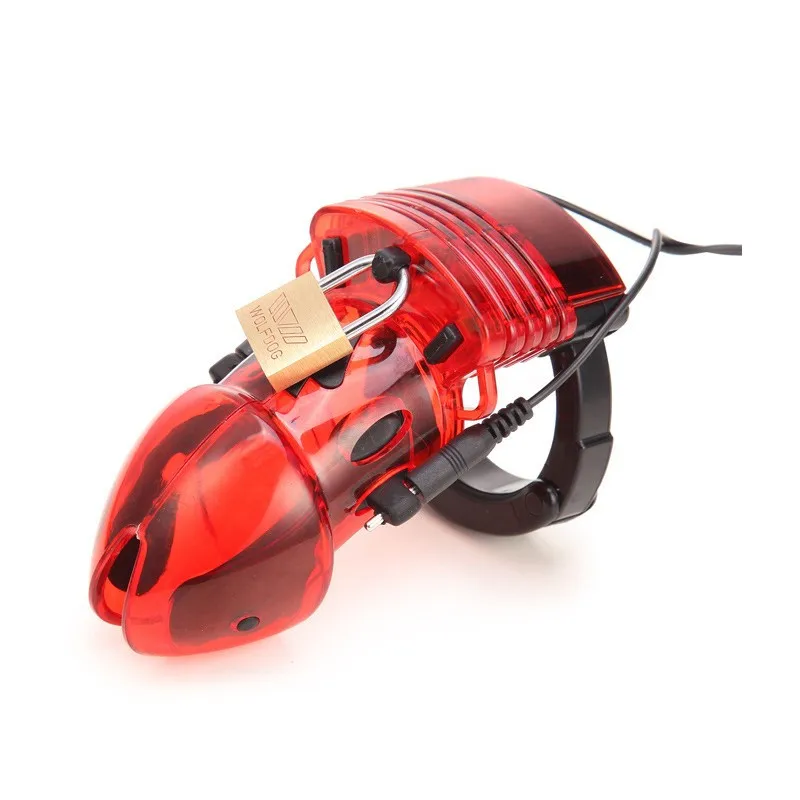 Шокирующая электрическая клетка для мужской кастетности "Cock Cages" секс игрушки для мужчин устройства для кольца на пенис "CB6000S" Продукты кольца Секс-шоп.