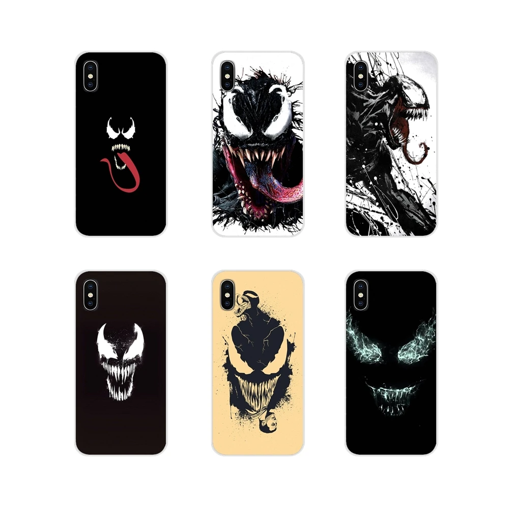 Мягкий прозрачный чехол Venom 2018 фильм Том Харди для Apple iPhone X XR XS MAX 4 4S 5 5S 5C SE 6 6S 7 8 Plus