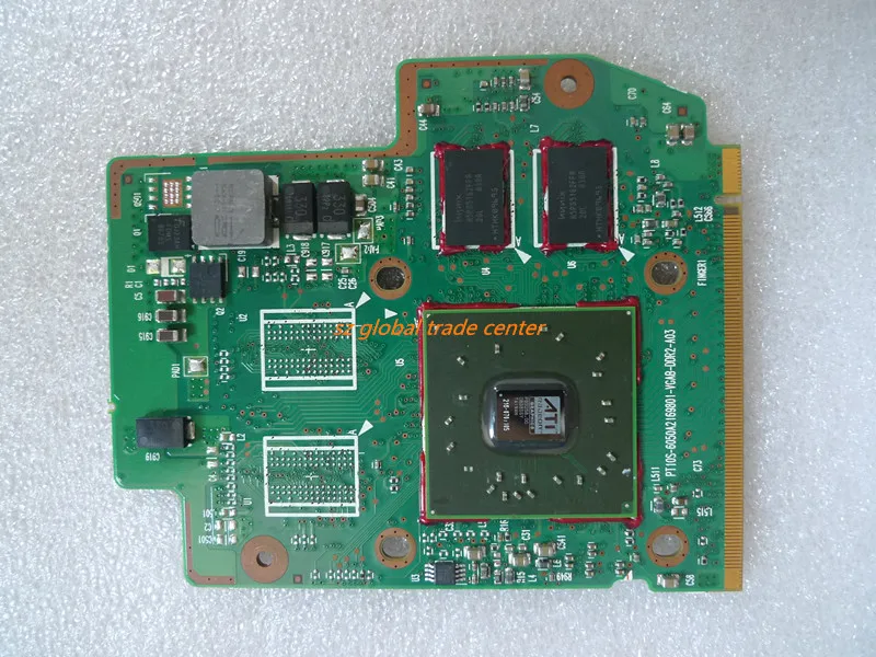 Графическая карта для видеокарты Toshiba A300 A305 V000121540 PT10S 6050A2169801 VGAB DDR2 A02|card card|card videocard