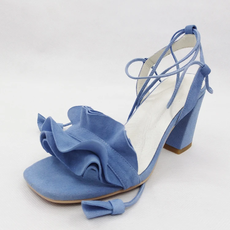 Лидер продаж женские замшевые босоножки шикарные туфли на высоком каблуке со