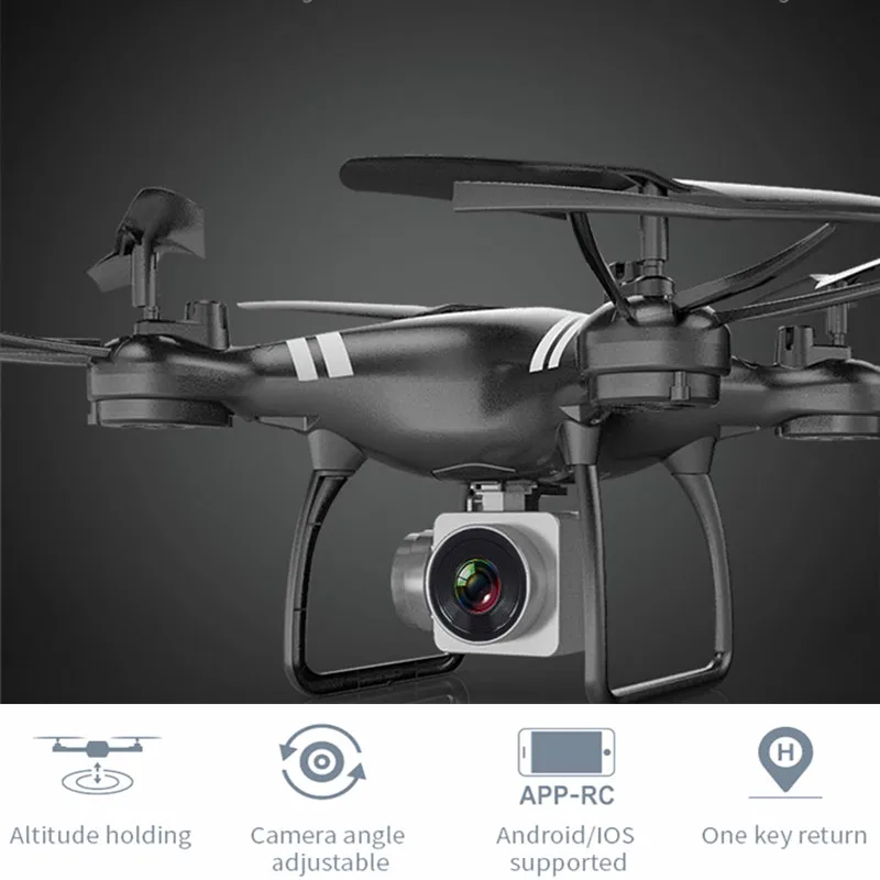 KY101S RC селфи Дрон с широкоугольной камерой 5 Мп HD 1080 P WiFi FPV Квадрокоптер высота