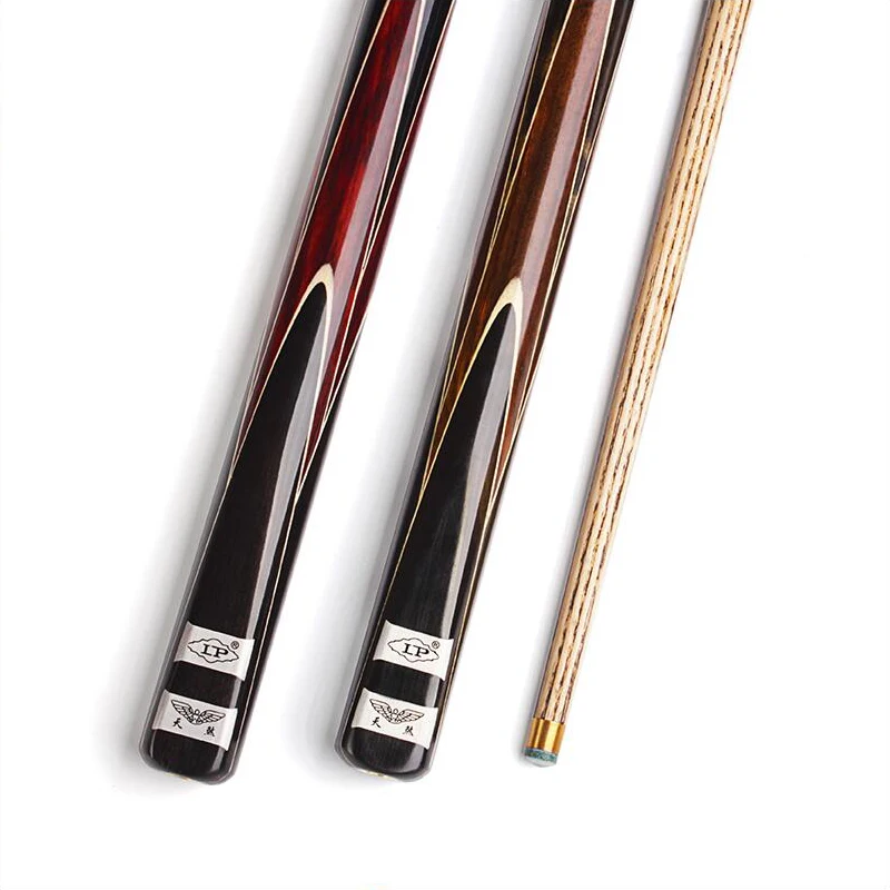 Original LP TIANSHA 3/4 Piece Snooker Cue Kit with Case+Extension 9.8mm Tip One Billiard Rare Wood Inlay | Спорт и развлечения