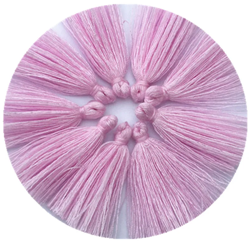 50 шт./лот 27 мм хлопковая кисточка для мобильного телефона занавеска ключей