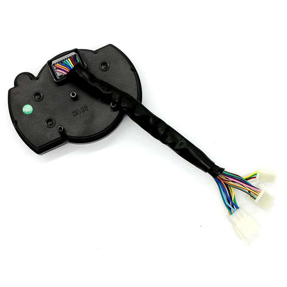 7 цветов Регулируемый Подсветка ЖК дисплей Цифровой мотоциклетный спидометр