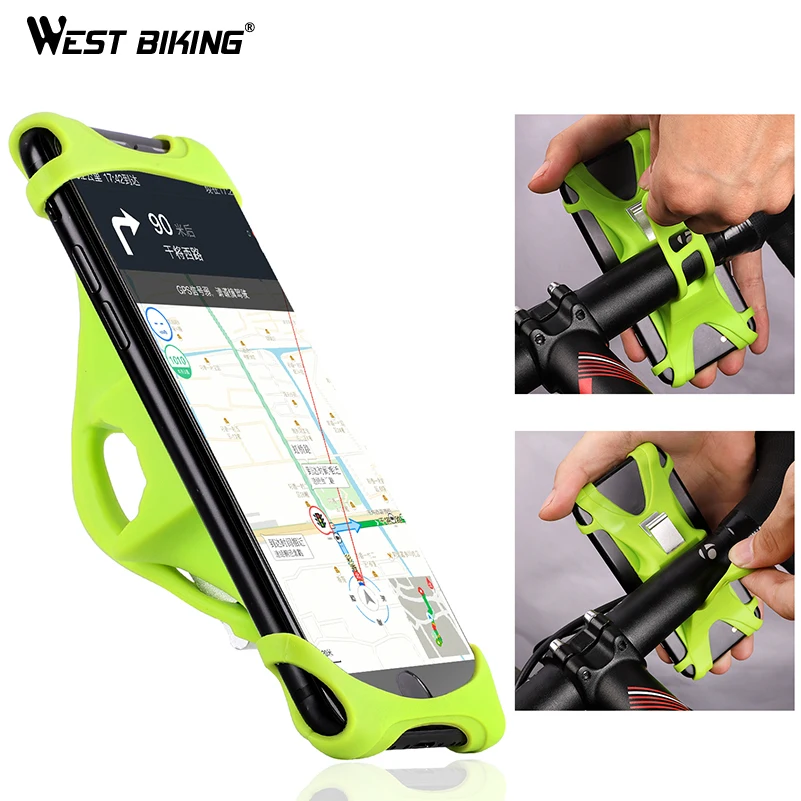 Держатель для телефона на велосипед универсальный WEST BIKING-4 0 дюйма крепление