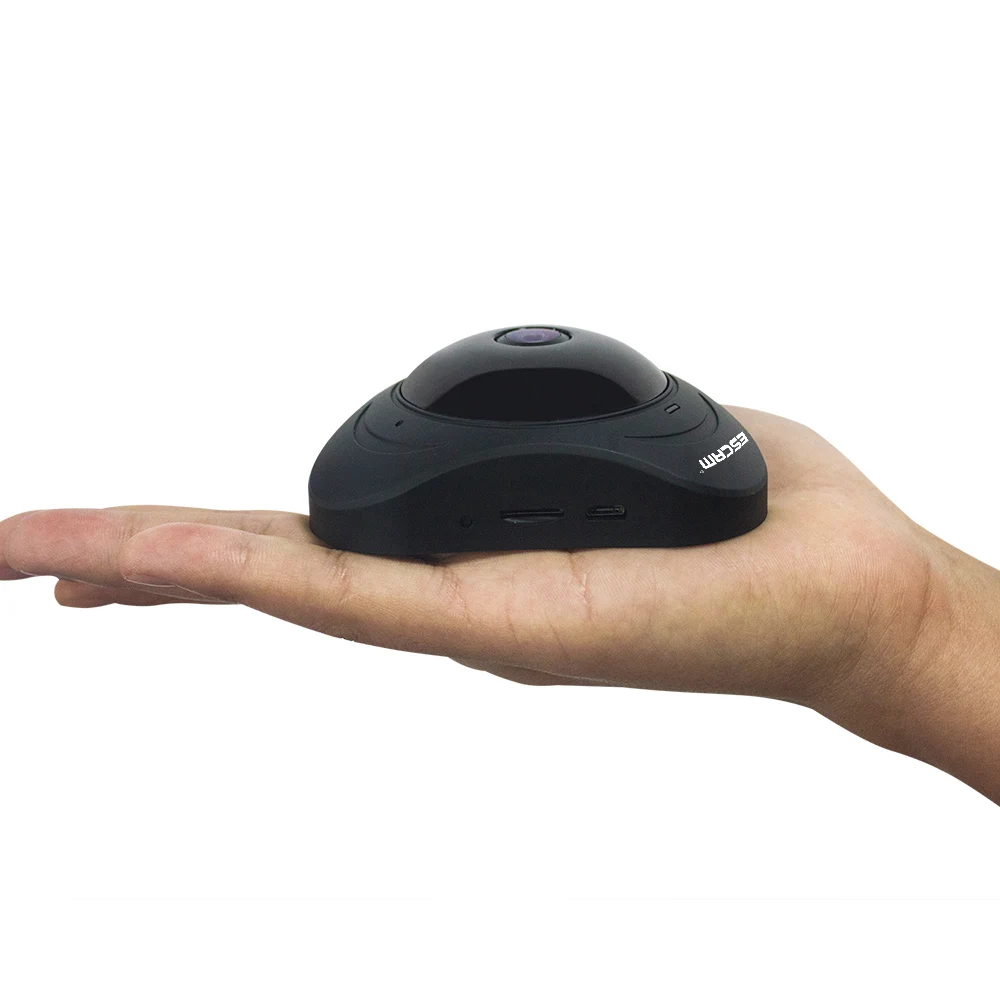 ESCAM Q8 IP камера 360 градусов панорамный WiFi 960P объектив рыбий глаз ИК Инфракрасная VR с