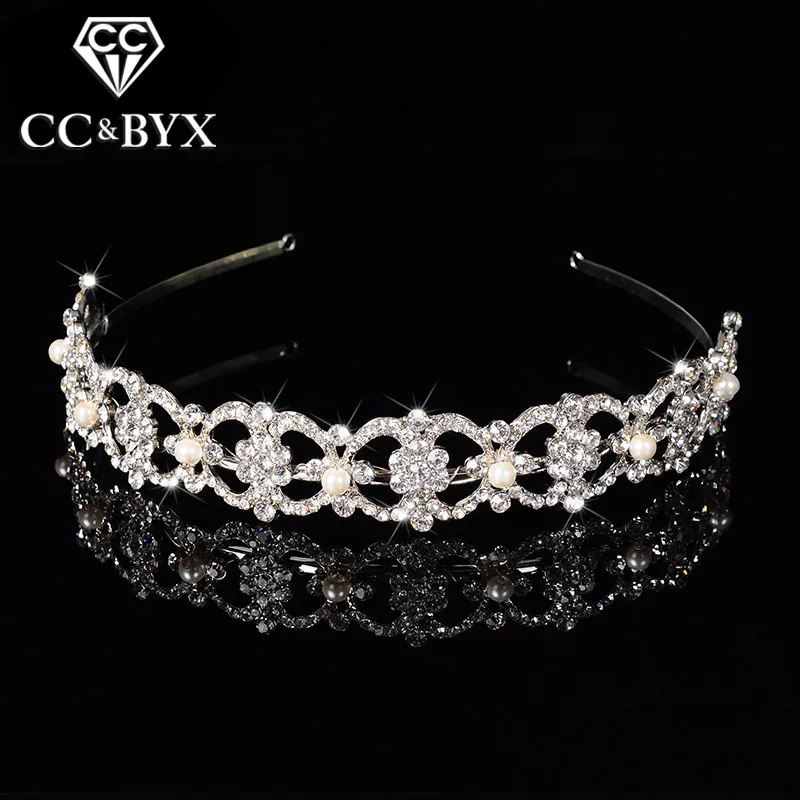 Женские тиары короны с искусственным жемчугом и кристаллами|jewelry box with key|jewelry travel