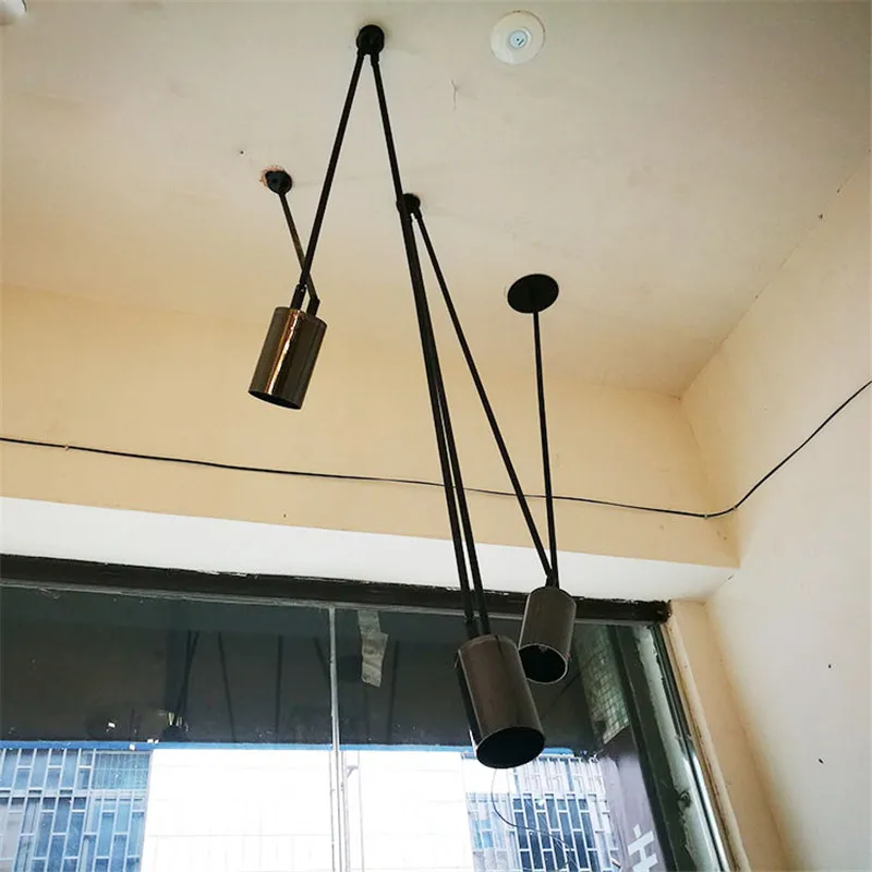 Пост-современный дизайн DIY Геометрические линии спички Led подвесной светильник