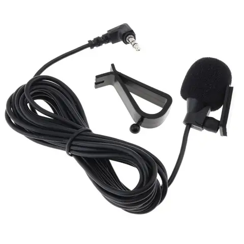 ПВХ проводной 3,5 мм стерео джек Мини Автомобильный Микрофон внешний микрофон для ПК автомобиля DVD GPS плеер Радио Аудио Микрофон