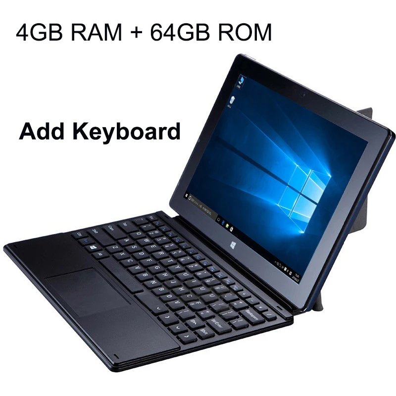 4GB 64GB Keyboard 10," ips планшетный ПК Atom Z8350 четырехъядерный GPU 1,83 ГГц 4 Гб 64 ГБ 1280* 800HD МП камера 2 в 1 Windows10 клавиатура для офисных геймеров - Комплект: 4GB 64GB Keyboard