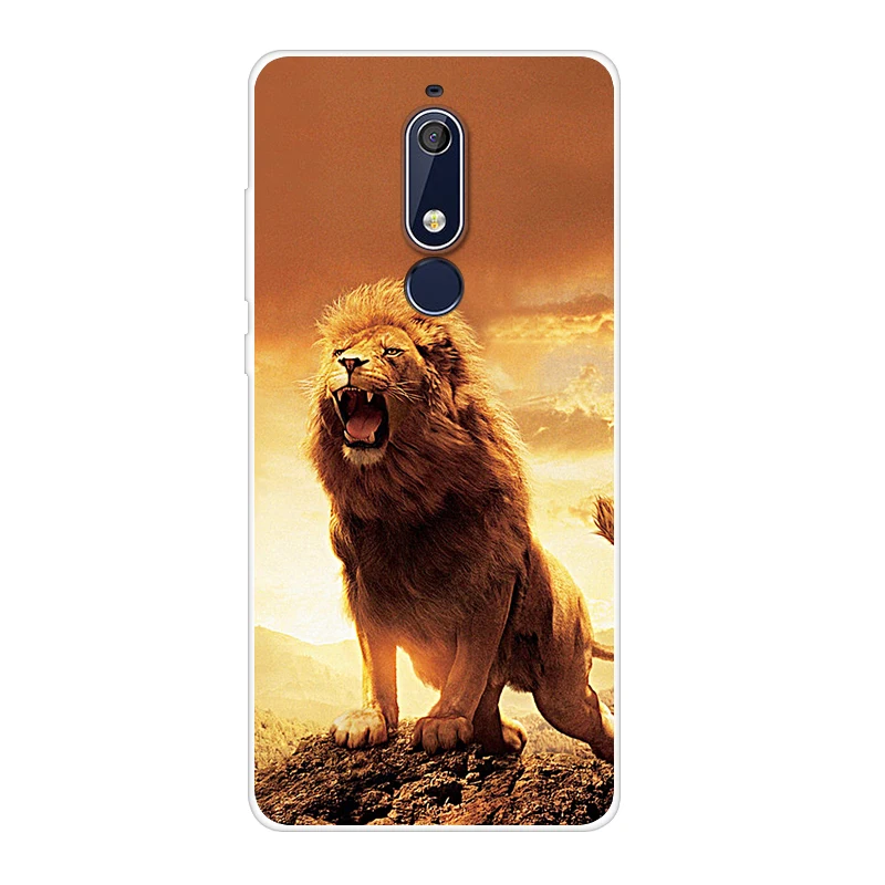 Чехол для Nokia 5 1 чехол 2018 мягкая задняя крышка из ТПУ телефона TA 1061 1075 женская 1081 1088