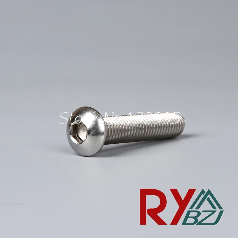 100 шт./лот M2/M2.5/M3/M4/M5/M6 * L ISO7380 Нержавеющая сталь A2 Шестигранная головка болта SUS 304 |