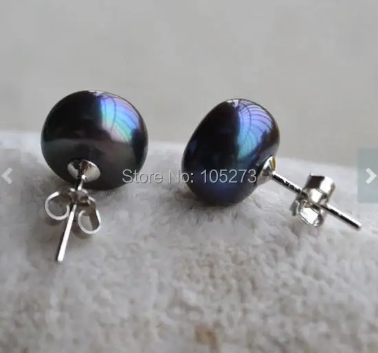 Серьги гвоздики с натуральным жемчугом 10 5 мм|earring finding|earrings costume jewelryearring studs for guys |