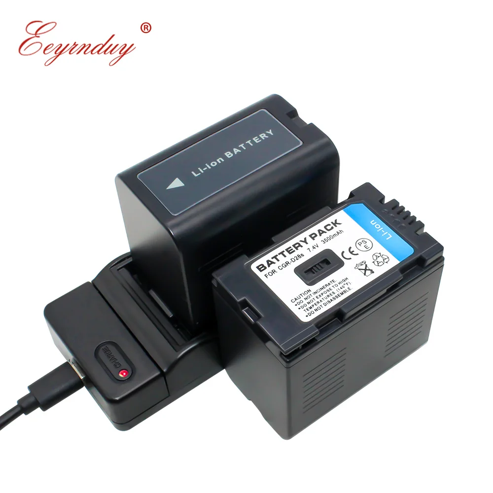 2x CGR-D28S CGR D28S lithium batteries + 1x Charger For PANASONIC AG-DVC15 NV-DA1B NV-DS12B NV-DS15 | Электроника