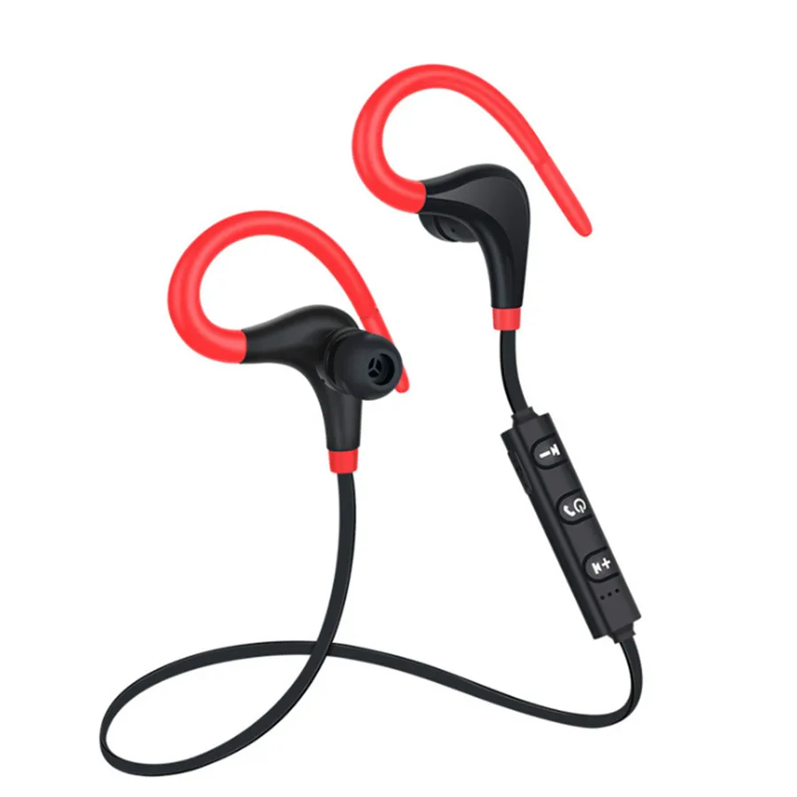 Спортивные Bluetooth наушники Беспроводные с ушным крючком Стереонаушники басами