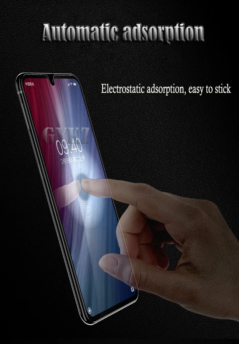 GYKZ2pcs полноэкранное закаленное стекло для huawei P30 lite P30 анти Blu-Ray полное покрытие Защитная стеклянная пленка для Huaiwe P30 lite