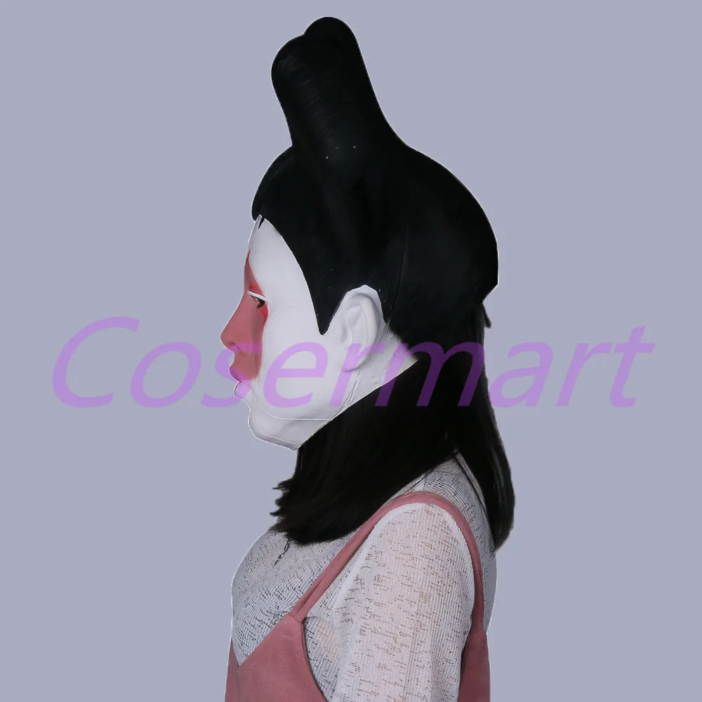 Cos 2017 фильм Призрак в Ракушке маски Geisha маска робота латексная Новинка реквизит