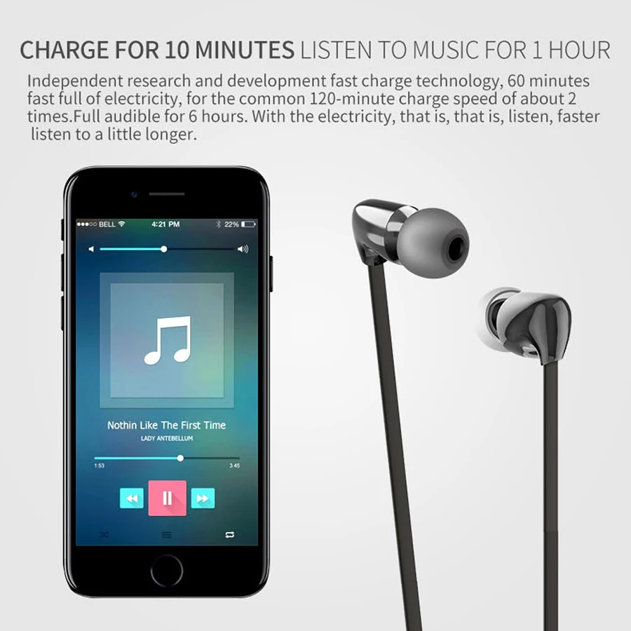 Керамические Bluetooth наушники CBAOOO спортивные беспроводные водонепроницаемые Hi Fi