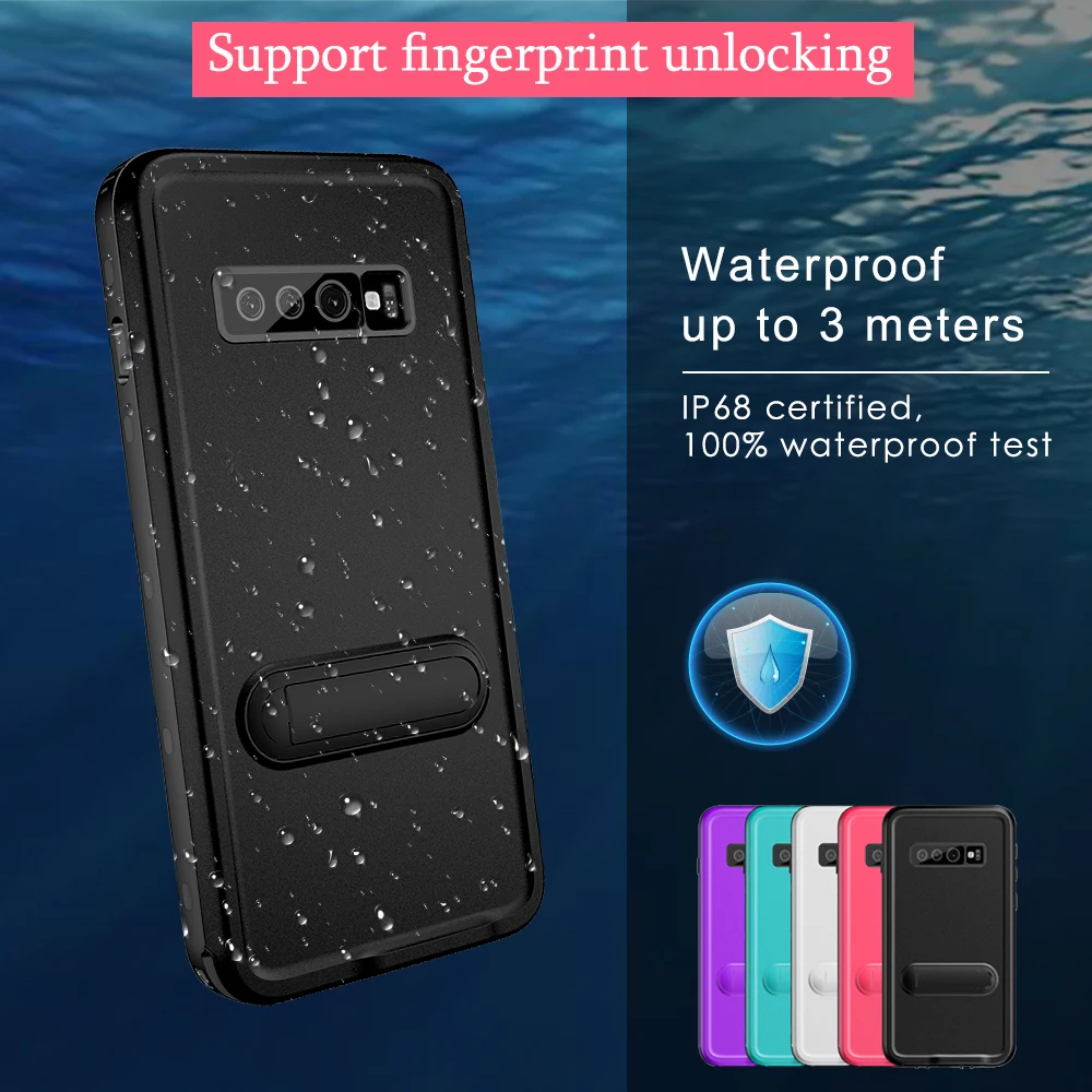 Водонепроницаемый чехол для подводного плавания 3 м Samsung Galaxy S10 водонепроницаемый