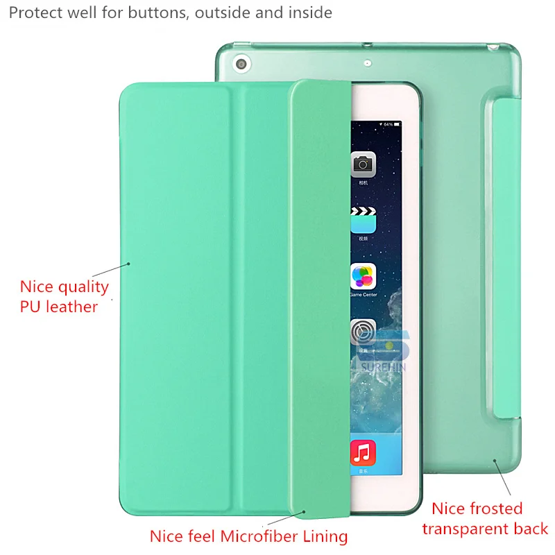 SUREHIN красивый тонкий смарт чехол для apple ipad pro 9 7 дюйма с магнитной застежкой