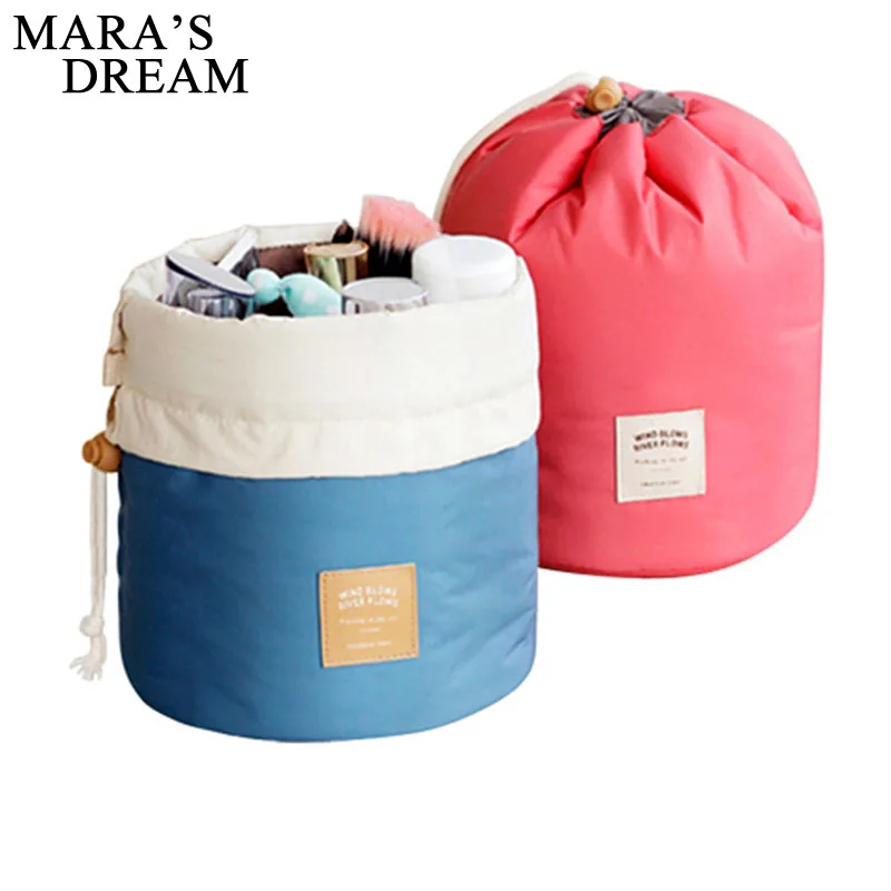 Maras Dream косметичка в форме бочки для путешествий нейлоновая сумка косметики