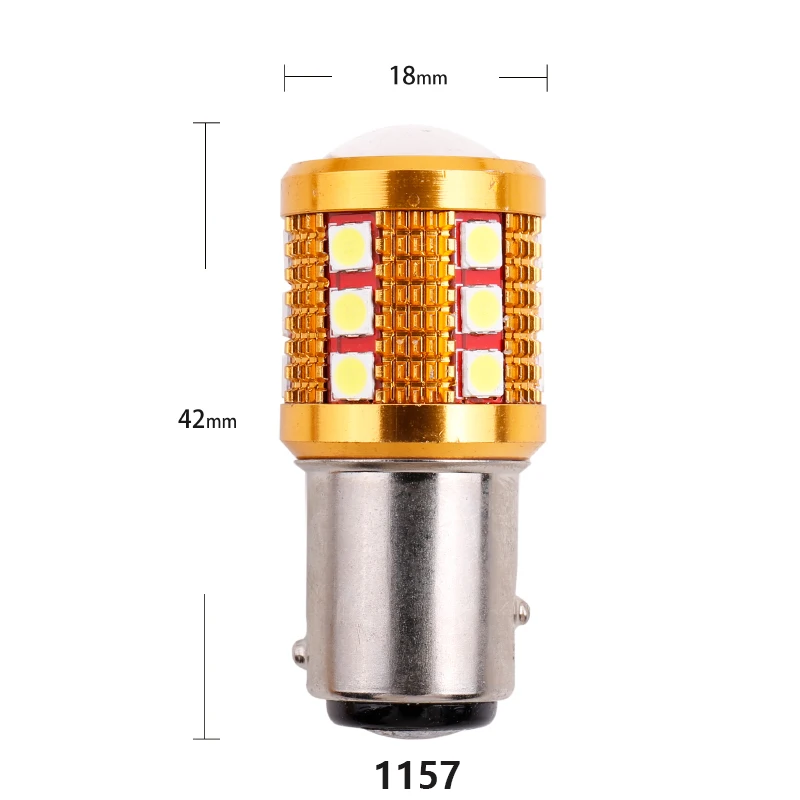 2x Canbus светодиодный светильник BA15S P21W 1156 3030 24SMD BAY15D P21/5 Вт 1157 для автомобилей
