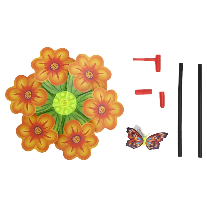 Цветок Мельница ветра вертушка флюгеры дома шланг для полива огорода двора