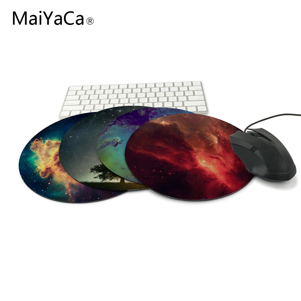 Красивый коврик MaiYaCa с космическим небом маленький размер настольный игровой