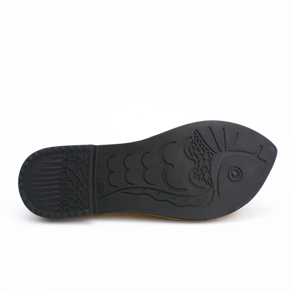 2022 New Vintage Handmade Folk Style Women Flats Casual Shoes Genuine Leather Lady Soft Bottom Shoes for Mother Fashion Loafers