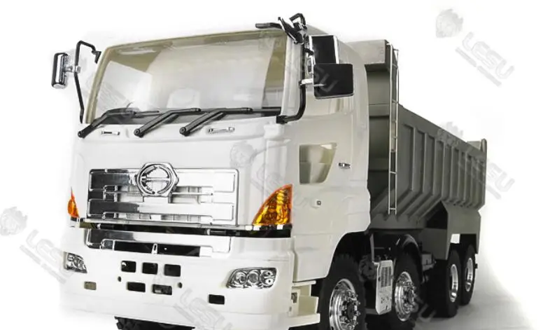Грузовик с металлической головкой Тамия грязевая головка 1/14 Hino гидравлический