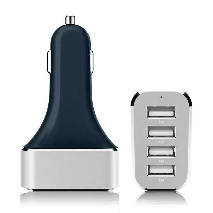 Ldnio 9.6A 4 порта Быстрая зарядка микро USB Автомобильное зарядное устройство с