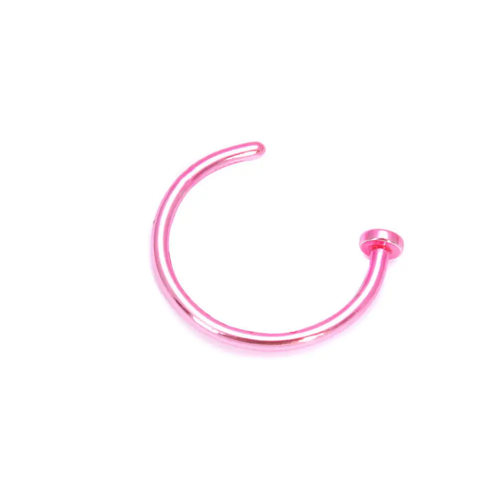 Кольцо MJARTORIA из медицинского титана для носа 1 шт. кольцо с зажимом тела