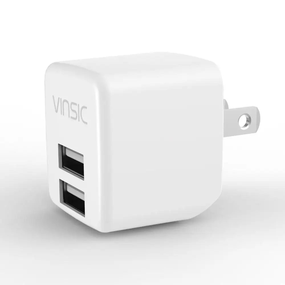Фото USB зарядное устройство Vinsic 2.4A 12 Вт двойной для iPhone 5 5S 5c iPad samsung Galaxy Android или USB зарядное устройство Vinsic 2.4A 12 Вт двойной для iPhone 5 5S 5c iPad samsung Galaxy Android или