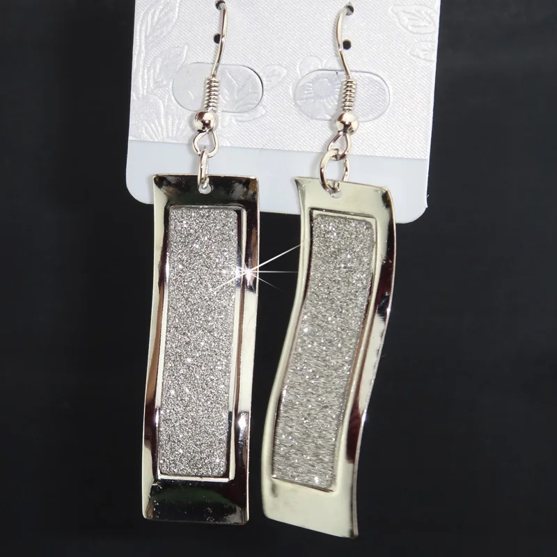 Mix Style Fashion Jewelry Silver Frosted Long Dangle Drop Earrings for Women Wedding Engagement Party Show Gift A800mix | Украшения и
